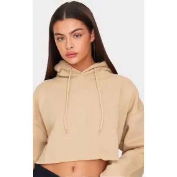Urban Outfitters Out From Under Cropped Hoodie Sweatshirt - Picture 2 of 8